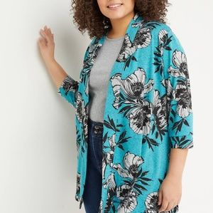 New Lane Bryant Hacci Floral Overpiece
